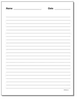 Writing Paper